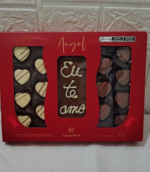 caixa angel cacau show eu te amo